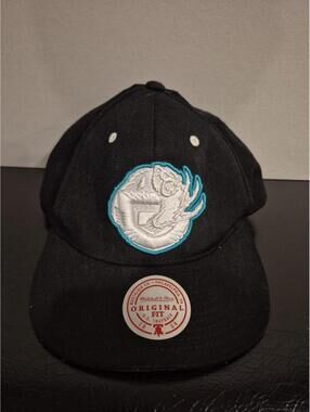 Vancouver Grizzlies Snapback Black Teal UV Mitchell & Ness hat cap